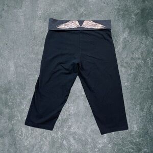 Victoria’s Secret Angel Wings Black Knee Length Leggings Women’s Medium